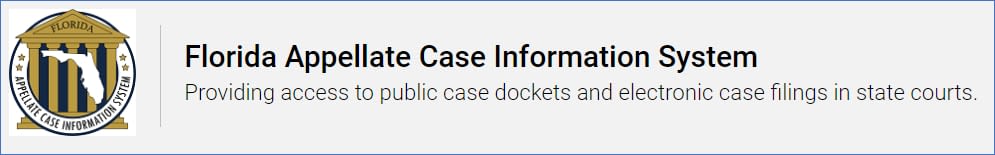 Florida Appellate Case Information System